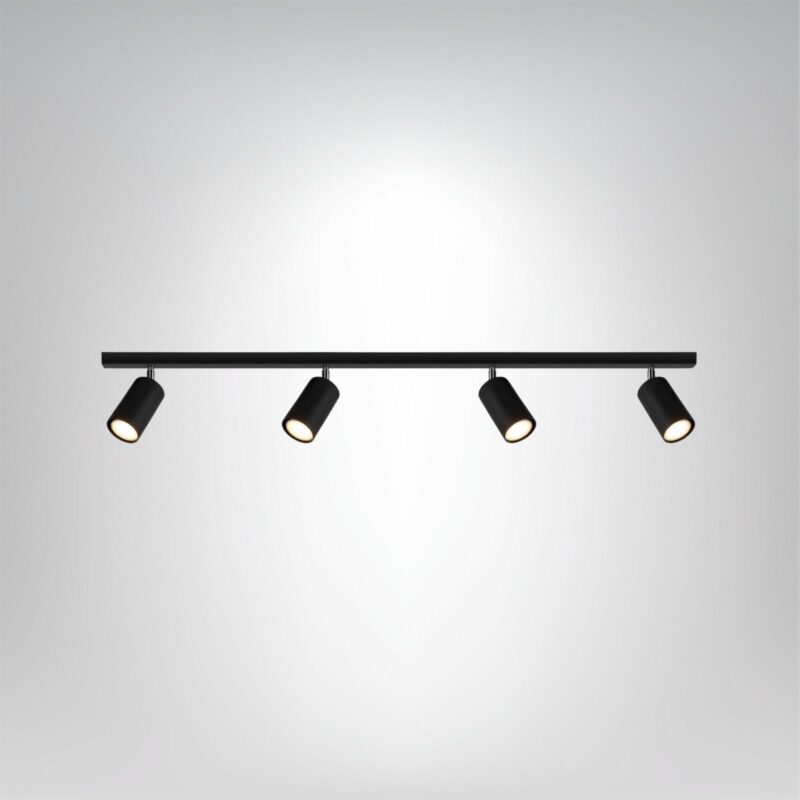 Plafon Rolos 4 czarny